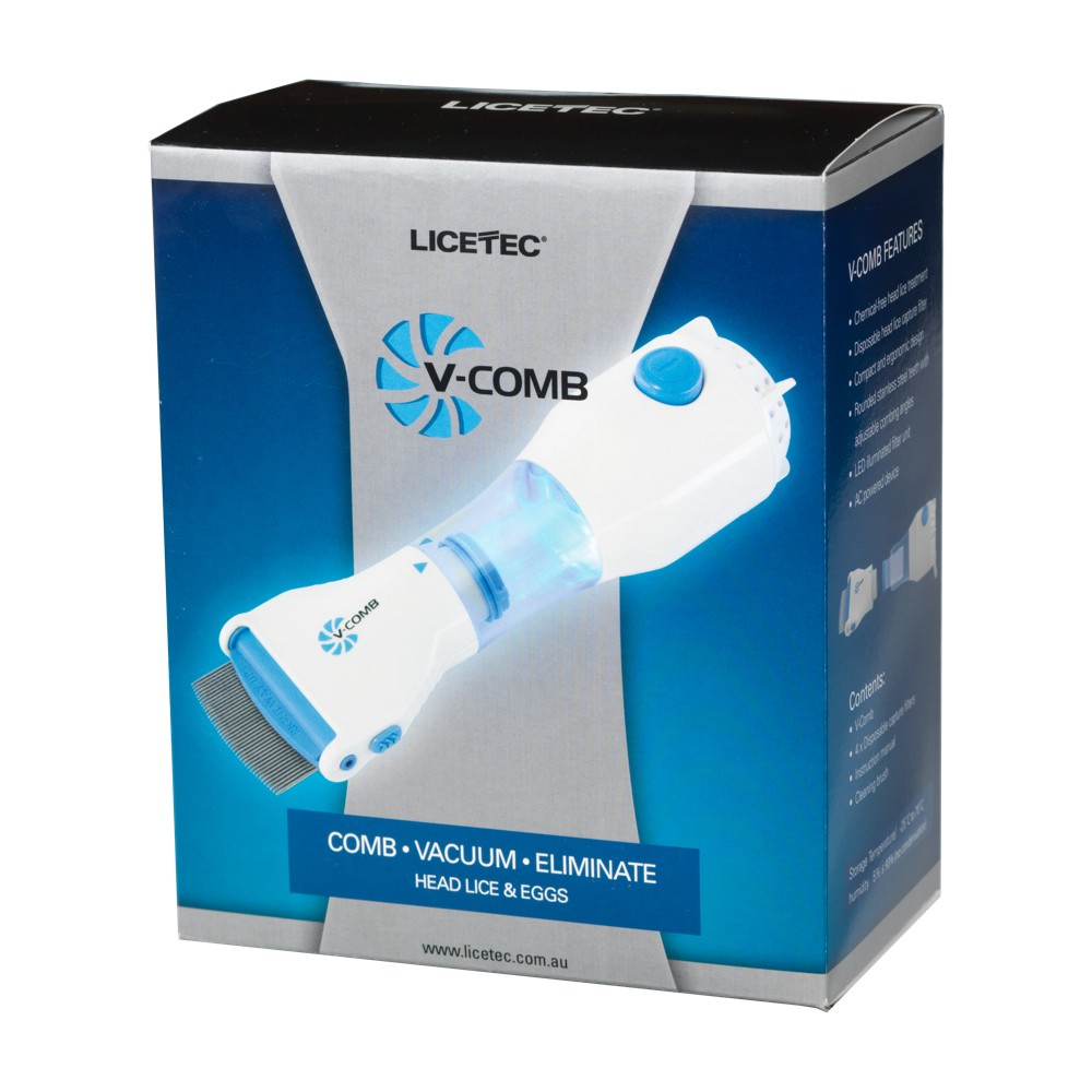 Dispozitiv tratament anti paduchi si paraziti Licetec V-Comb
