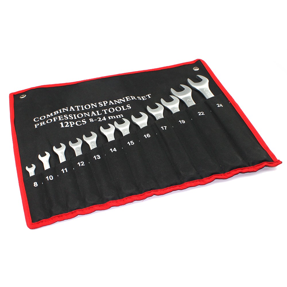 Set chei profesionale combinate 14 piese 8-24 MM cu suport husa 