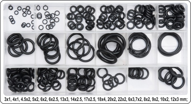 Set garnituri O-ring pentru lichid/ulei 222 piese
