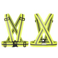 Ham bretele reflectorizante elastice, constructii, ciclism, sport