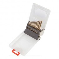 Set 13 buc burghie spirale metal tip HSS 2-8 mm