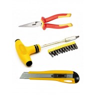 Set 3 unelte surubelnita cu biti, patent spit si cutter