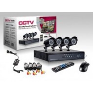 Sistem supraveghere 4 camere interior exterior