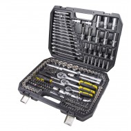 Trusa Topmaster 216 chei tubulare si biti prindere patrat 1/2 1/4 si 3/8 Cr-V