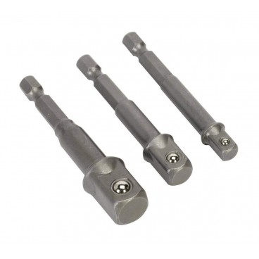 Set biti adaptoare hexagonal 1/4 la patrat 1/4, 3/8, 1/2